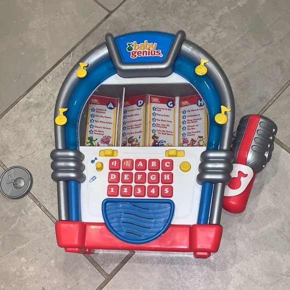 Baby Genius Musical Juke Box Toy songs microphone - Picture 3 of 6